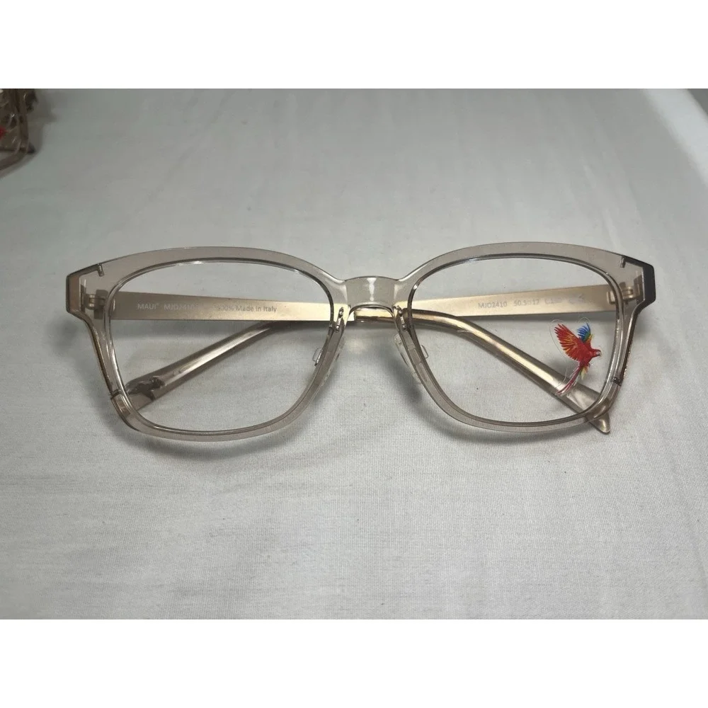 New Maui Jim MJO2410-77 Crystal Pink EYEGLASSES Frame 52.5-17-130